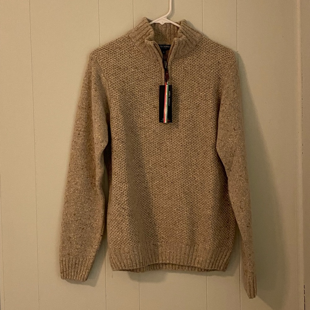 Luca Nobili NWT oatmeal blend wool sweater